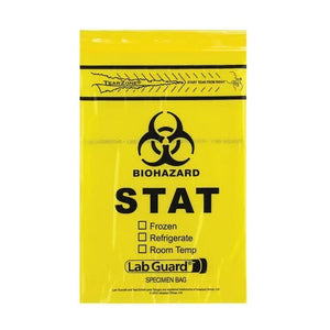 STAT Bags • 6"W x 9"H • Yellow STAT Bags • 6"W x 9"H • Yellow