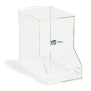 Acrylic Dispensing Bin, Large • 7"W x 12"D x 10.5"H Acrylic Dispensing Bin, Large • 7"W x 12"D x 10.5"H