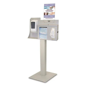 Bowman Single-Lock Touchless Hygiene System with Sign, ABS • Beige • Portrait Bowman Single-Lock Touchless Hygiene System with Sign, ABS • Beige • Portrait