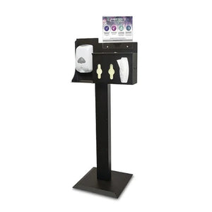 Bowman Black ABS Bulk Mask Touchless Hygiene System • 22.25"W x 17"D x 58.29"H Bowman Black ABS Bulk Mask Touchless Hygiene System • 22.25"W x 17"D x 58.29"H