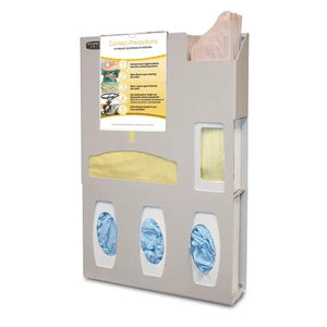Bowman ABS Isolation Station with Wipe Holder and Sign • 16.76"W x 4.35"D x 25.73"H Bowman ABS Isolation Station with Wipe Holder and Sign • 16.76"W x 4.35"D x 25.73"H