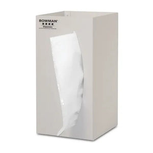 Bowman Aluminum Large Single Bag Dispenser • 12"W x 6.4"D x 6.35"H Bowman Aluminum Large Single Bag Dispenser • 12"W x 6.4"D x 6.35"H