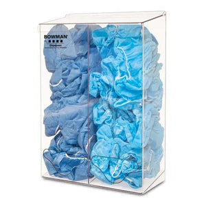 Top & Front Dispensing Bulk Dispenser, Double • Tall • PETG • 12.27"W x 5.77"D x 17"H Top & Front Dispensing Bulk Dispenser, Double • Tall • PETG • 12.27"W x 5.77"D x 17"H