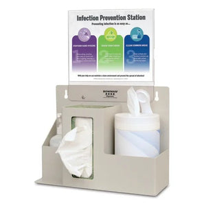 Bowman ABS Wipe, Tissue, Hand Sanitizer Dispenser • 15"W x 5.75"D x 11.38"H Bowman ABS Wipe, Tissue, Hand Sanitizer Dispenser • 15"W x 5.75"D x 11.38"H
