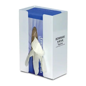 Bowman Single Glove Box Dispenser, White Steel Large • 6.5" x 3.8"D x 9.96"H Bowman Single Glove Box Dispenser, White Steel Large • 6.5" x 3.8"D x 9.96"H