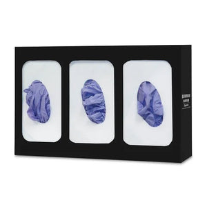 Bowman Black Stainless Glove Box Dispenser, Triple • 15.87"W x 3.81"D x 10.03"H Bowman Black Stainless Glove Box Dispenser, Triple • 15.87"W x 3.81"D x 10.03"H