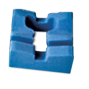 Disposable Slotted Prone Foam Head Rests • 8"W x 8.5"L x 4.5"H • 3"W x 6"L Cut-Out Disposable Slotted Prone Foam Head Rests • 8"W x 8.5"L x 4.5"H • 3"W x 6"L Cut-Out