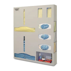 Bowman Double Gown Station, Aluminum • 20.05"W x 4.65"D x 30.75"H Bowman Double Gown Station, Aluminum • 20.05"W x 4.65"D x 30.75"H