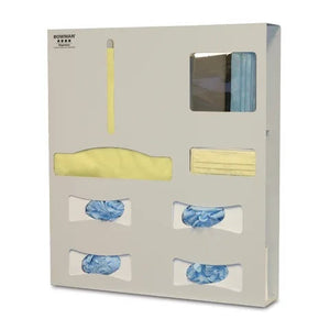 Bowman Aluminum ADA Quad Glove Isolation Station • 22.75"W x 4"D x 25.63"H Bowman Aluminum ADA Quad Glove Isolation Station • 22.75"W x 4"D x 25.63"H
