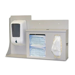 Bowman Single-Lock Touchless Hygiene Center, Steel • Beige • No Sign Bowman Single-Lock Touchless Hygiene Center, Steel • Beige • No Sign