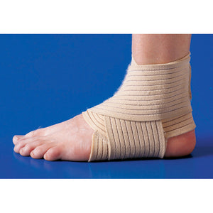 THERMOSKIN ELASTIC ANKLE WRAP , BEIGE, LARGE/X-LARGE (9-1/2"-12-1/4") THERMOSKIN ELASTIC ANKLE WRAP , BEIGE, LARGE/X-LARGE (9-1/2"-12-1/4")