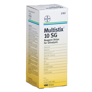 MULTISTIX 10 SG URINALYSIS TEST STRIPS, 100/BOTTLE MULTISTIX 10 SG URINALYSIS TEST STRIPS, 100/BOTTLE