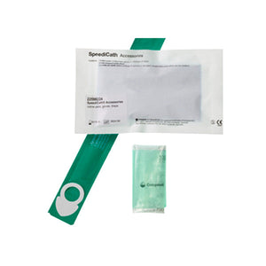 COLOPLAST SPEEDICATH FEMALE INTERMITTENT CATHETER WITH STERILE ACCESSORIES, STRAIGHT, LUBRICATED, STERILE, PVC, 14FR, 6" COLOPLAST SPEEDICATH FEMALE INTERMITTENT CATHETER WITH STERILE ACCESSORIES, STRAIGHT, LUBRICATED, STERILE, PVC, 14FR, 6"
