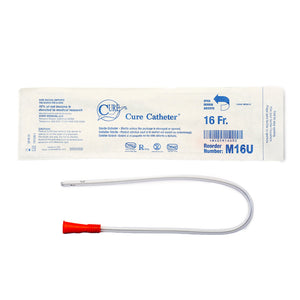 CURE MALE POCKET STRAIGHT TIP CATHETER 16 FR 16" CURE MALE POCKET STRAIGHT TIP CATHETER 16 FR 16"