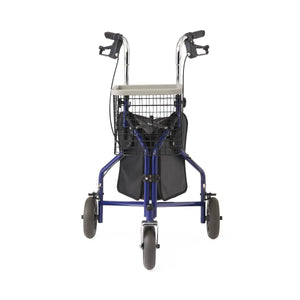 3-Wheeled Rollator, Blue 3-Wheeled Rollator, Blue