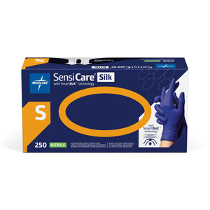 SensiCare Silk Nitrile Exam Gloves with SmartBoX Technology, Size S SensiCare Silk Nitrile Exam Gloves with SmartBoX Technology, Size S