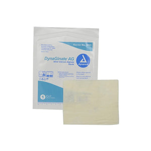 Dynaginate ag silver calcium alginate dressing 4x5 10/bx 10bx/cs Dynaginate ag silver calcium alginate dressing 4x5 10/bx 10bx/cs