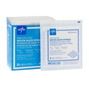 WOVEN GAUZE SPONGE STERILE 2'S, 4" X 4", 12-PLY WOVEN GAUZE SPONGE STERILE 2'S, 4" X 4", 12-PLY