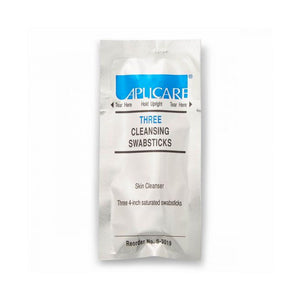 APLICARE NONSTERILE BZK-IMPREGNATED SWABSTICK, 3-PACK APLICARE NONSTERILE BZK-IMPREGNATED SWABSTICK, 3-PACK
