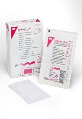 3m medipore +pad soft cloth adhesive wound dressing 3562, dressing size 2 in x 2 3/4 in, pad size 1 in x 1 1/2 in 3m medipore +pad soft cloth adhesive wound dressing 3562, dressing size 2 in x 2 3/4 in, pad size 1 in x 1 1/2 in