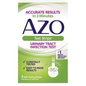 AZO URINARY TRACT INFECTION TEST STRIP, 3/BOX AZO URINARY TRACT INFECTION TEST STRIP, 3/BOX