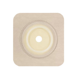 5" x 5" 2- piece flat wafer standard wear tape collar white 2 1/4" flange cut to fit 5" x 5" 2- piece flat wafer standard wear tape collar white 2 1/4" flange cut to fit