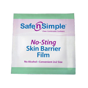 NO-STING SKIN BARRIER FILM - 2.4" X 2.4" NO-STING SKIN BARRIER FILM - 2.4" X 2.4"