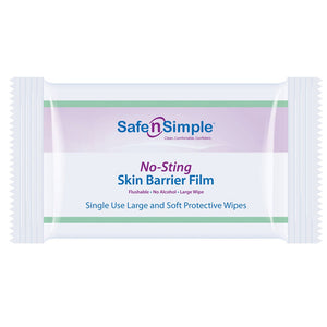NO-STING SKIN BARRIER FILM - 2.4" X 2.4" 100/BOX NO-STING SKIN BARRIER FILM - 2.4" X 2.4" 100/BOX