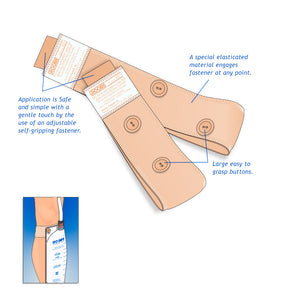 FITZ-ALL LEG STRAP KIT WITH BUTTONS (6374/6375) FITZ-ALL LEG STRAP KIT WITH BUTTONS (6374/6375)