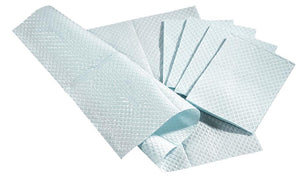 Disposable 3-Ply Tissue/Poly Professional Towels, Blue, 13" x 18" Disposable 3-Ply Tissue/Poly Professional Towels, Blue, 13" x 18"