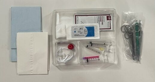 Umbilical Catheterization Tray - No Catheter
