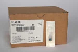 Injection Adapter, Male Luer Lock, 7/8", Sterile, Latex Free Injection Adapter, Male Luer Lock, 7/8", Sterile, Latex Free