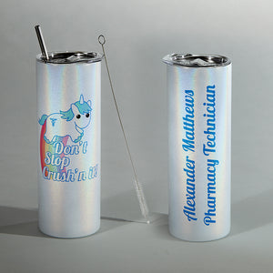 Health Care Logistics Shimmer Tumbler, Personalized Health Care Logistics Shimmer Tumbler, Personalized