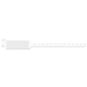 Wristband, Adult/ Pediatric, White Wristband, Adult/ Pediatric, White