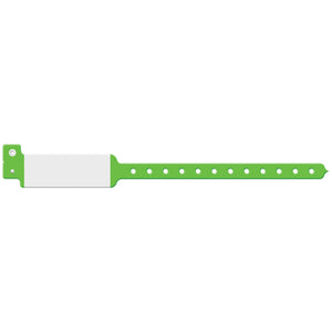Wristband, Adult/ Pediatric, Neon Lime Green Wristband, Adult/ Pediatric, Neon Lime Green