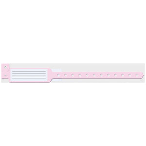 Wristband, Adult/ Pediatric, Pink Wristband, Adult/ Pediatric, Pink