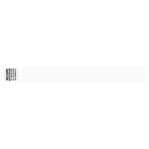 Wristband, Custom Printed, White Wristband, Custom Printed, White