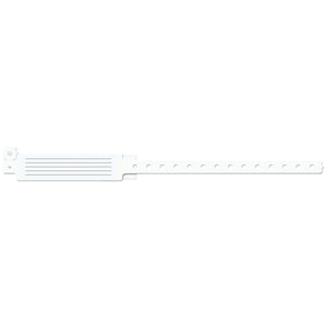 Wristband, Adult, White Wristband, Adult, White
