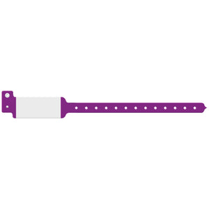 Wristband, Adult/ Pediatric, Purple Wristband, Adult/ Pediatric, Purple