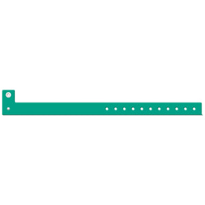 Wristband, Adult/ Pediatric, Green Wristband, Adult/ Pediatric, Green