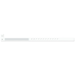 Wristband, L-Shape, White Wristband, L-Shape, White