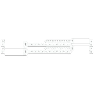 Wristband Set, 4-Part, White Wristband Set, 4-Part, White