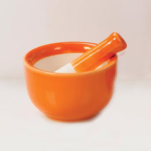 Health Care Logistics Colorful Mortar and Pestle, Orange Health Care Logistics Colorful Mortar and Pestle, Orange