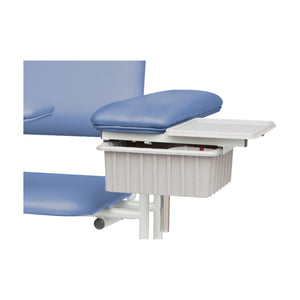 Blood Draw Chair Accessory Tray Drawer (Attaches to Any Tech-Med Blood Draw Chair) Blood Draw Chair Accessory Tray Drawer (Attaches to Any Tech-Med Blood Draw Chair)