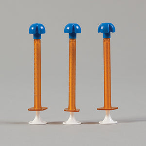 Health Care Logistics® by Comar® Oral Dispensers with Tip Caps, 0.5mL, Amber with White Plungers Health Care Logistics® by Comar® Oral Dispensers with Tip Caps, 0.5mL, Amber with White Plungers