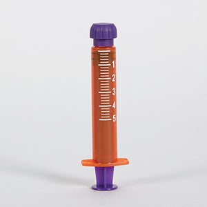 Health Care Logistics ENFit® Syringes, 5mL Amber, Pack Health Care Logistics ENFit® Syringes, 5mL Amber, Pack
