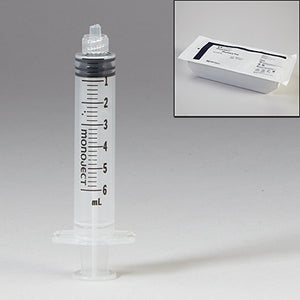 Health Care Logistics Sterile Monoject™ Luer Lock Syringes, Pharmacy Tray, 6mL, Case Health Care Logistics Sterile Monoject™ Luer Lock Syringes, Pharmacy Tray, 6mL, Case