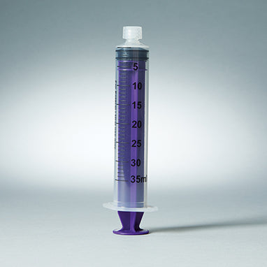 Health Care Logistics ENFit® Syringes, 35mL, Clear, Pack
