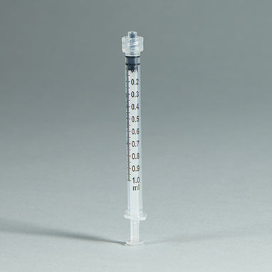 Health Care Logistics Sterile Vesco Luer Lock Syringes, 1.0mL, Case