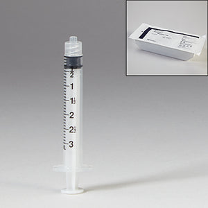 Health Care Logistics Sterile Monoject™ Luer Lock Syringes, Pharmacy Tray, 3mL Health Care Logistics Sterile Monoject™ Luer Lock Syringes, Pharmacy Tray, 3mL